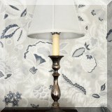 D22. Silverplate lamp. 